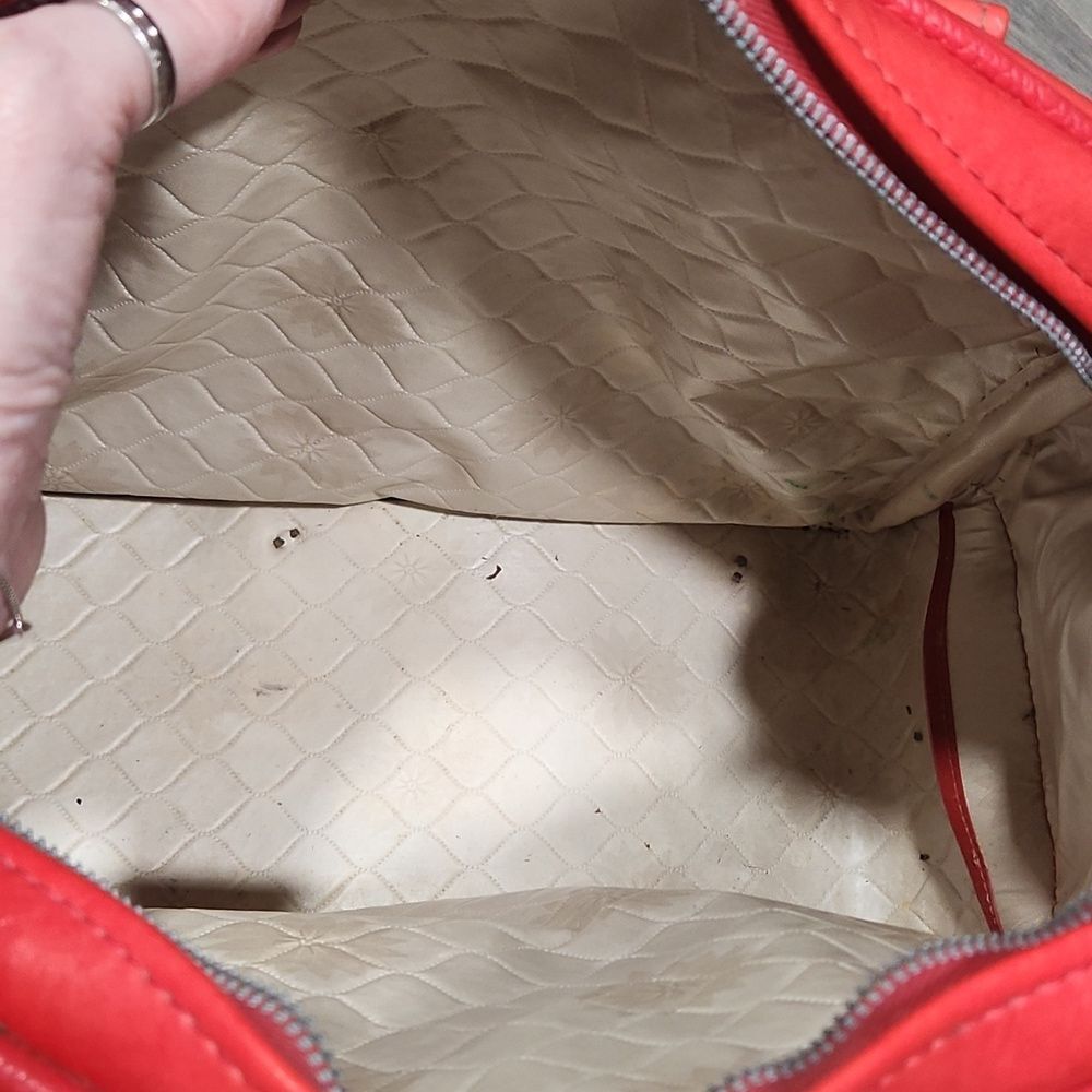 Vintage Tomato Red American Tourister Travel Bag - Picture 9 of 11